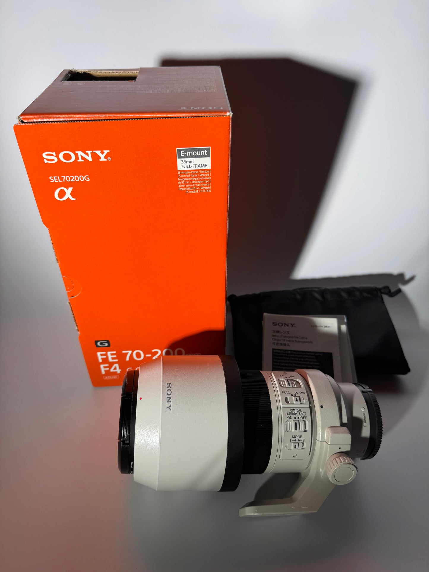 Sony FE 70-200mm f/4 G OSS Lens SEL70200G F4 Lens for Sony E Mount [Near MINT]