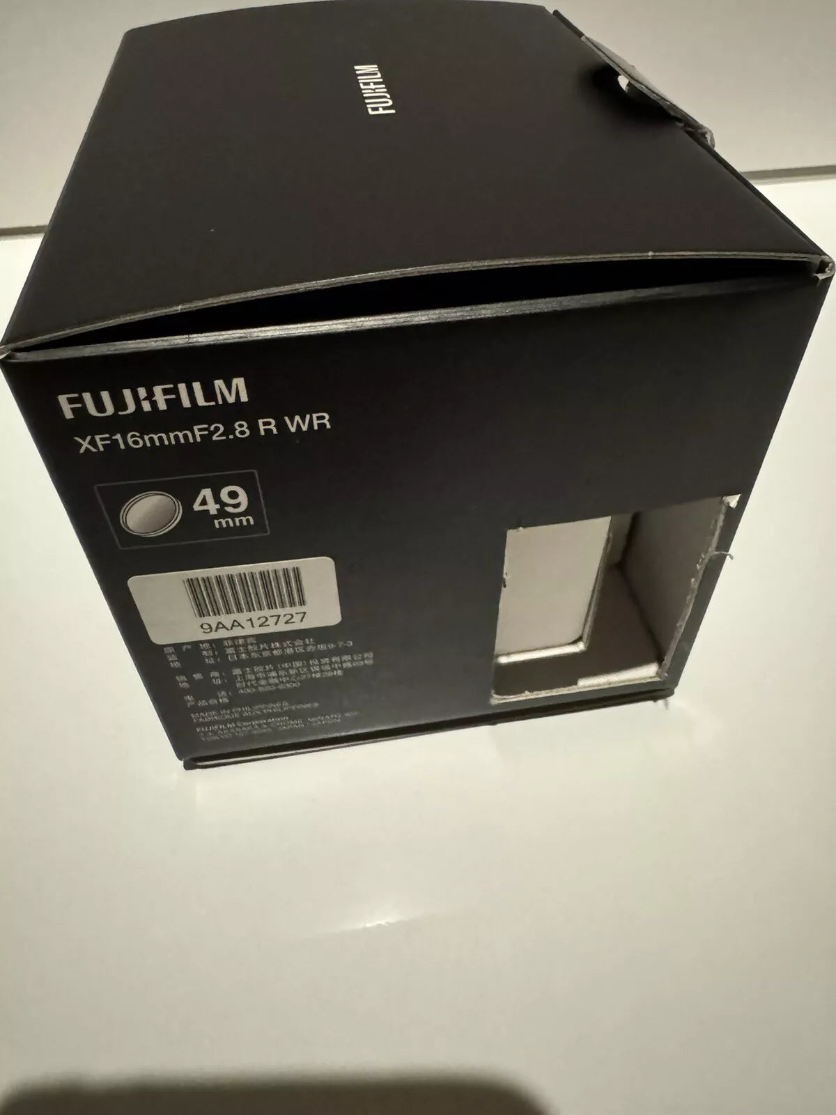 FUJIFILM Fuji Fujinon XF 16mm F/2.8 R WR Black Near Mint