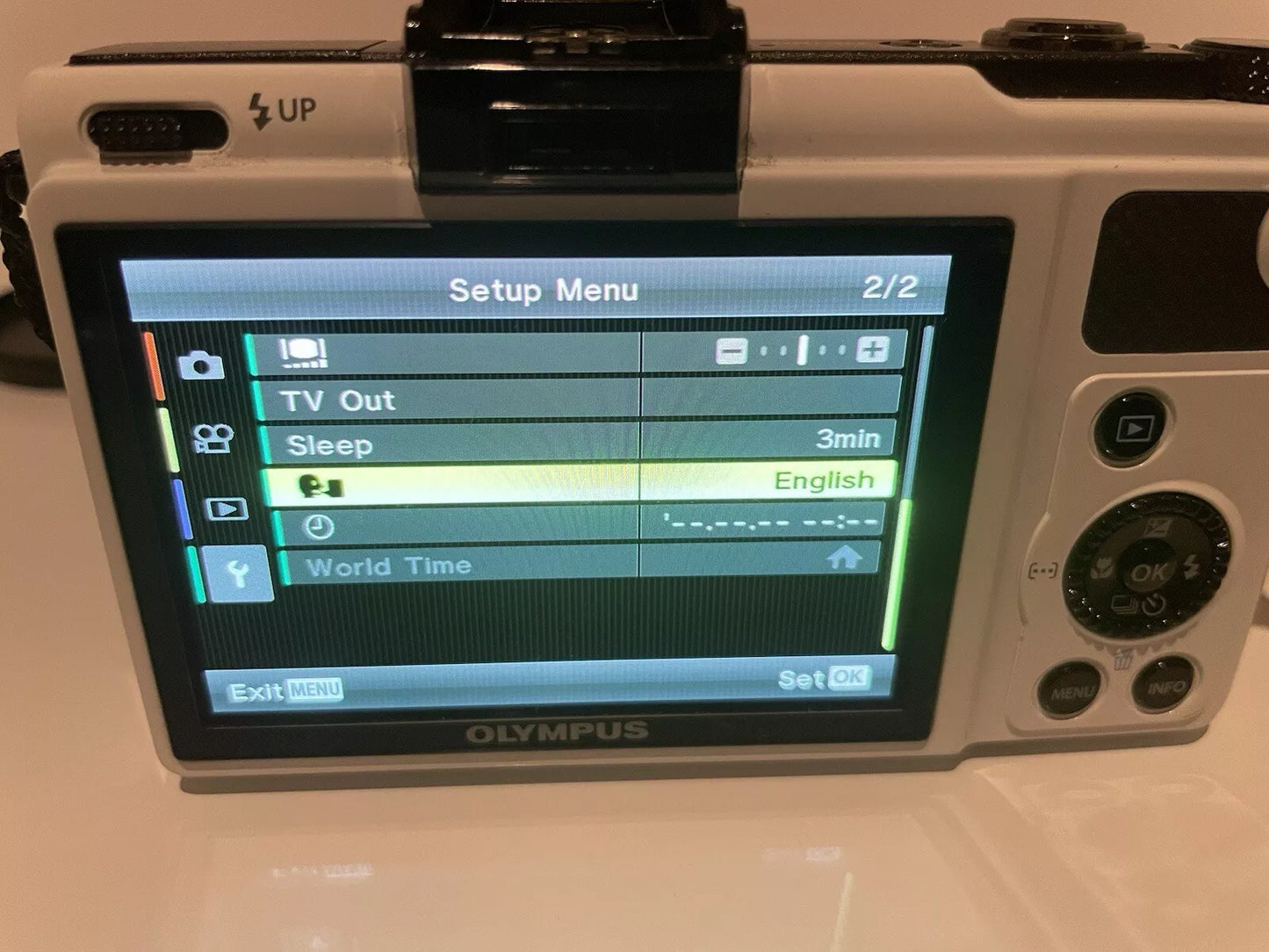 Very Good Olympus XZ-1 White 10.0 MP Digital Camera