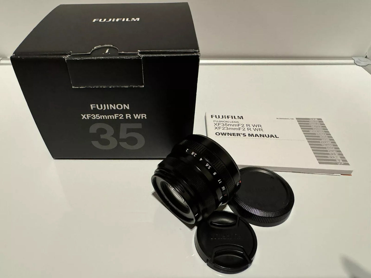 Fujifilm Fuji Fujinon XF 35mm f/2 R WR Black for X Mount Near Mint